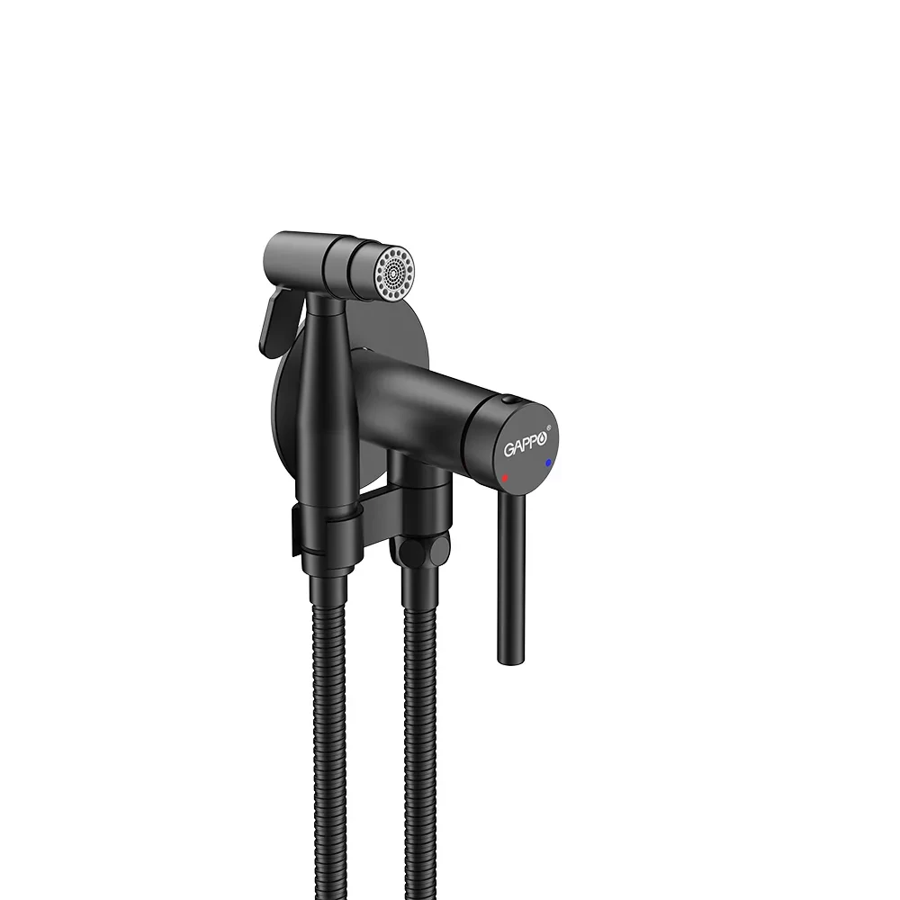 G7206-6 душ гігієн. вбуд. одноваж. лат. Ø35 (чорний) {8/1}, фото 1