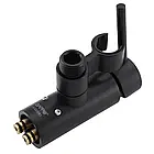 G7206-6 душ гігієн. вбуд. одноваж. лат. Ø35 (чорний) {8/1}, фото 4