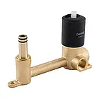 G1206-6 умивальник вбудований одноваж. кругл. вилив лат. Ø35 (чорн.) {8/1}, фото 4