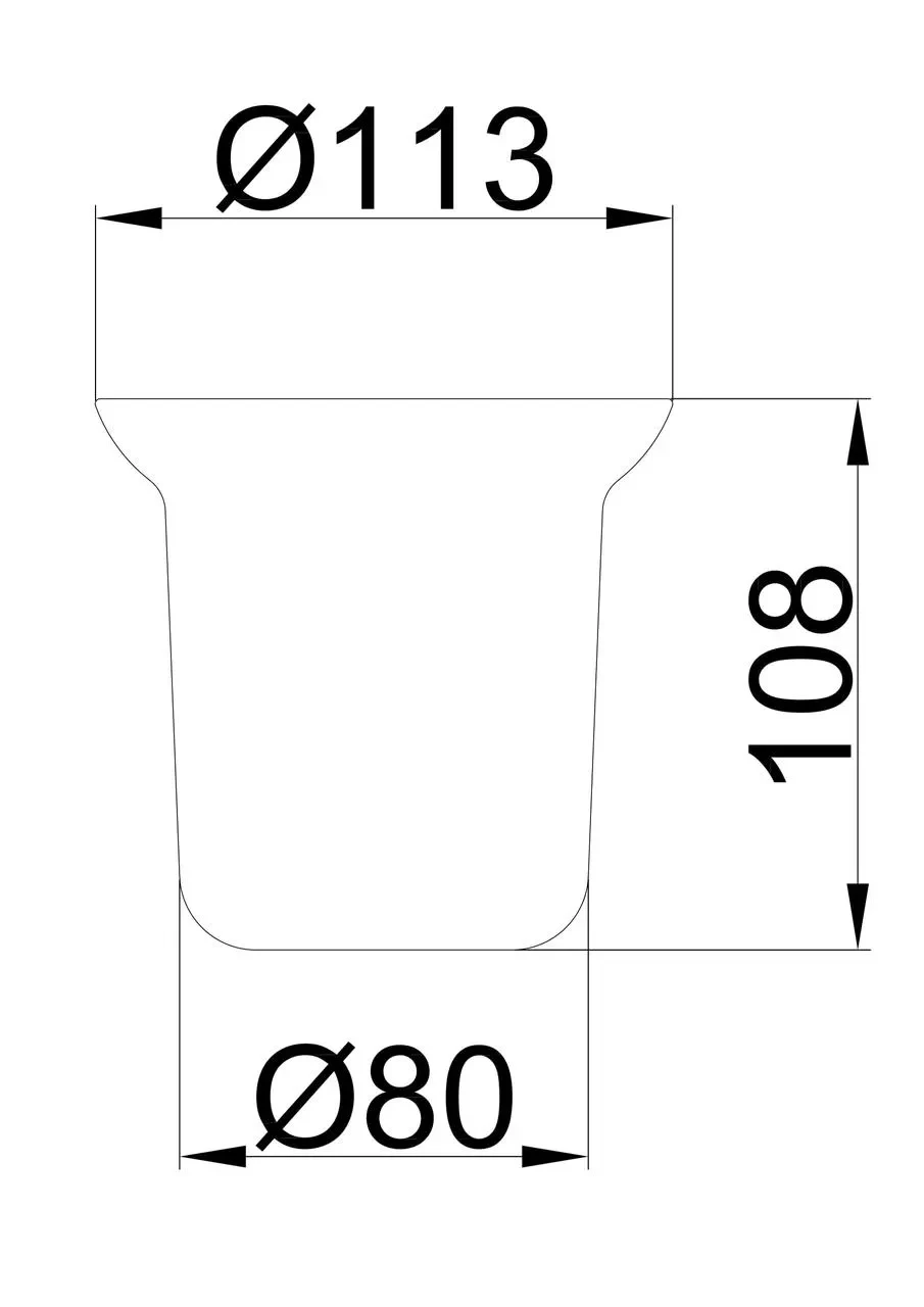Склянка для йоржика Frap F753, матовий, фото 1