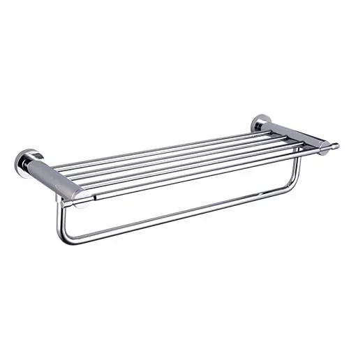 Полиця з тримачем для рушників GAPPO G1824, хром, 580 мм, фото 1