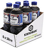 Соєвий соус без глютену, Соевый соус без глютена, Gluten-free soy sauce, Kikkoman, 1л,  Нідерланди, Ч, фото 3