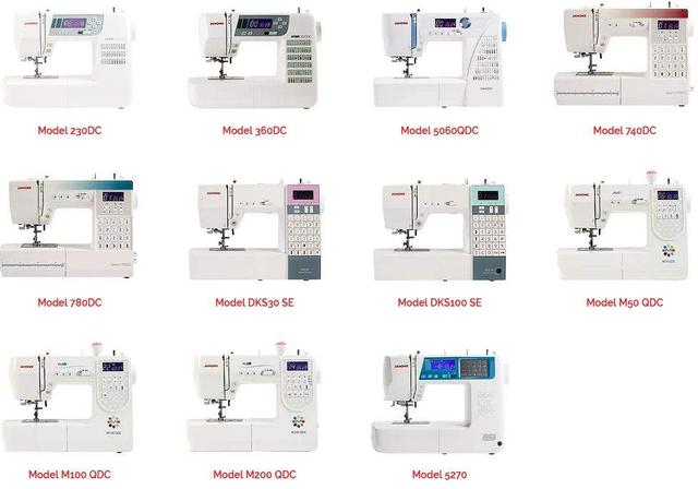 Комп'ютеризовані швейні машини Janome