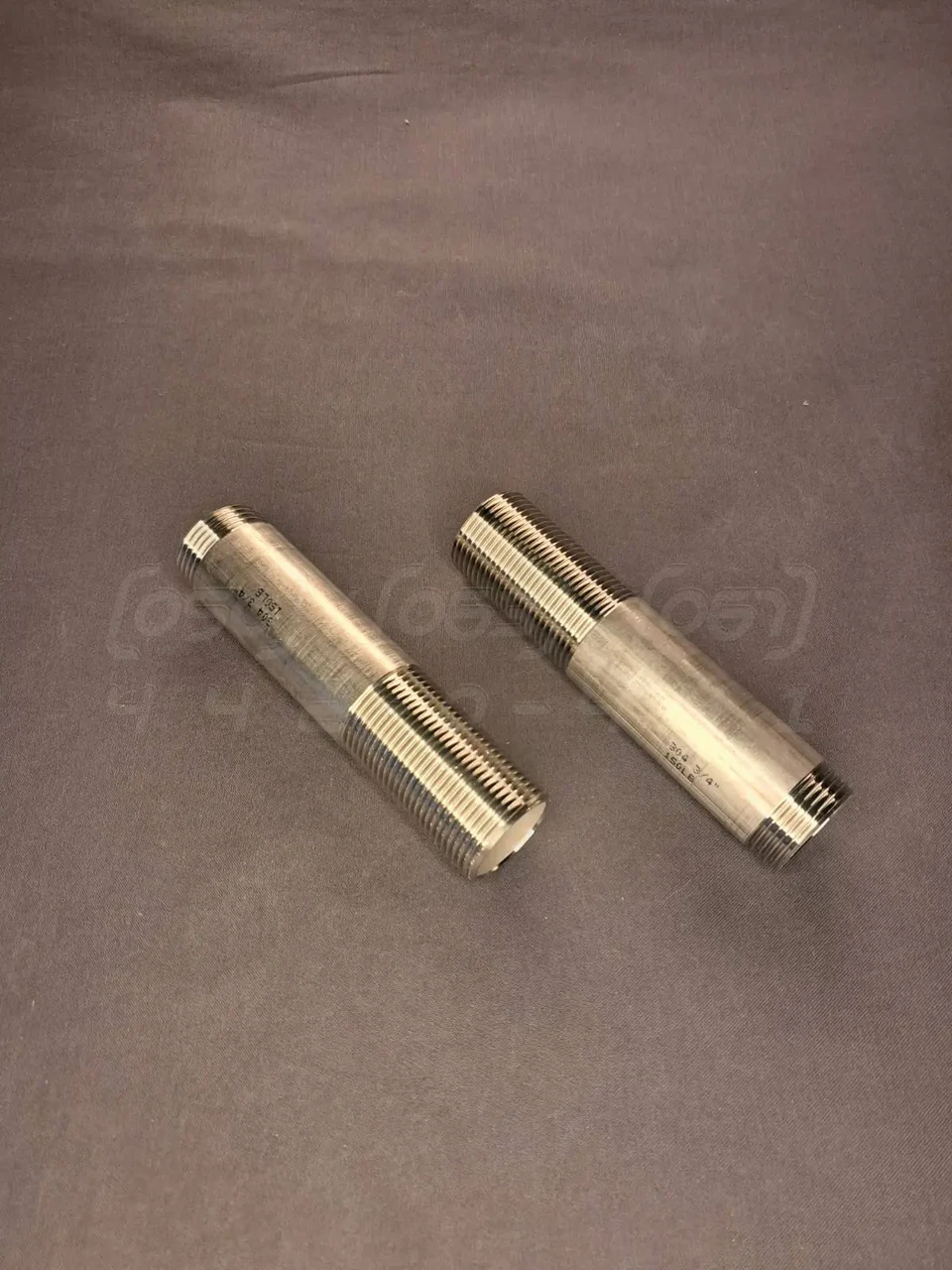 Згін різьбовий нержавіючий Ду20 (3/4") довгий, н/ж сталь AISI304, ГОСТ 8969, без комплекту, різьба BSPP, фото 1