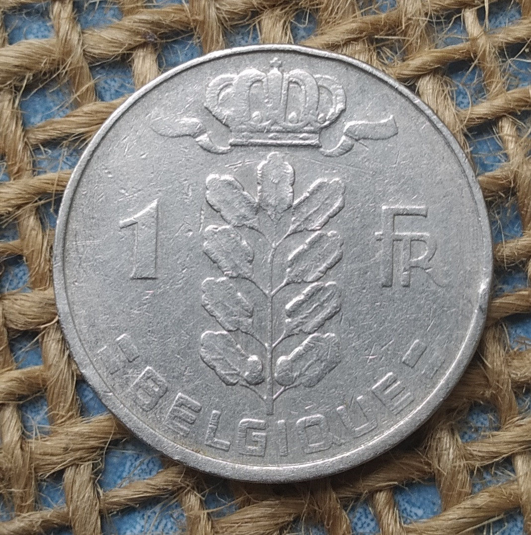 1 франк 1963 року. Бельгiя