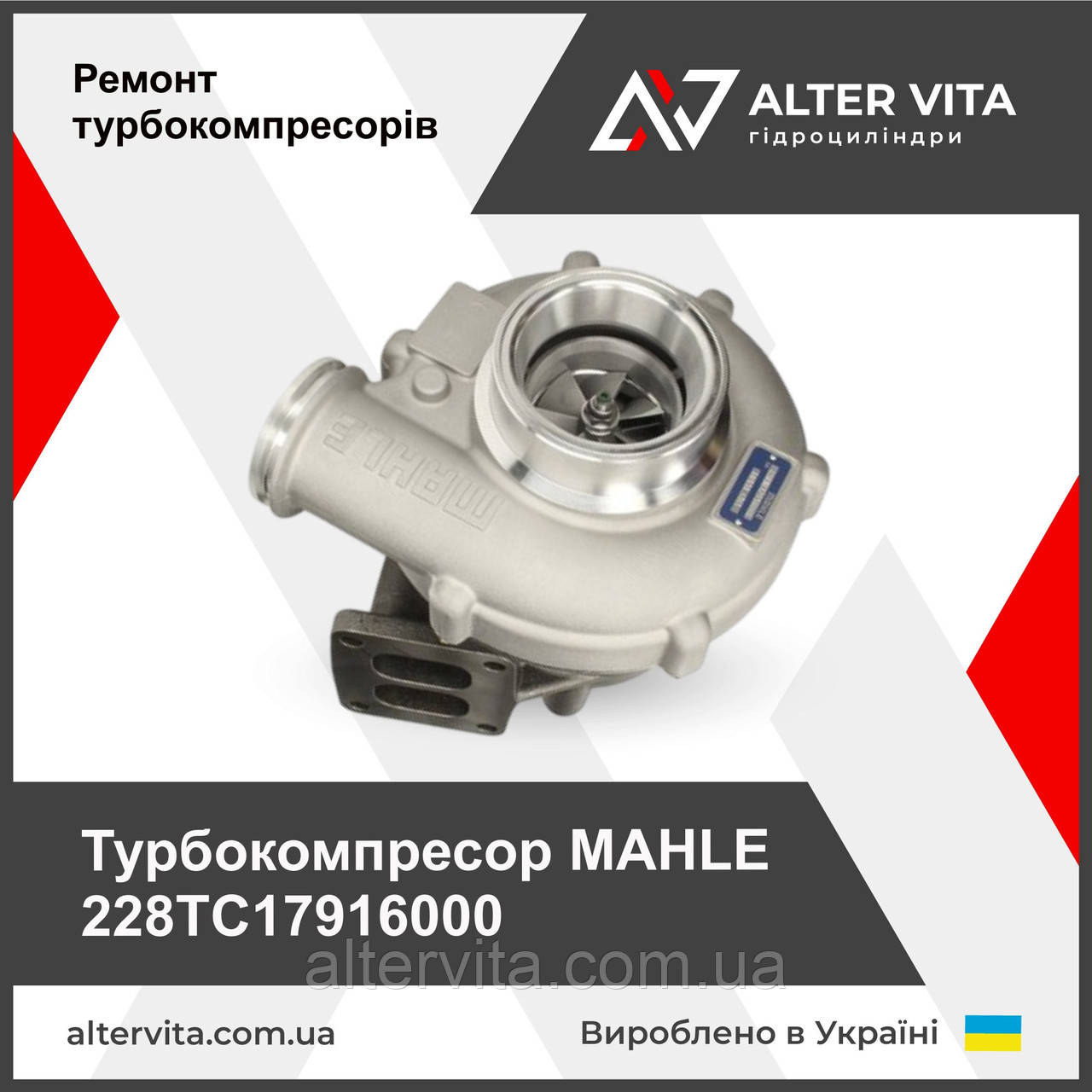 Турбокомпресор MAHLE 228TC17916000, фото 1