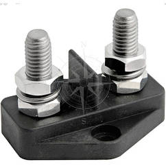 З'єднувач клемний гвинтовий Power Post Midi 2×8 мм чорний Osculati.