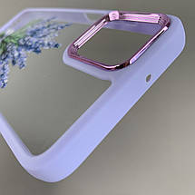 Чохол для Motorola G32 прозорий чохол з принтом лаванди з бузковою рамкою на телефон моторола г32 q07h, фото 4