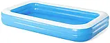 Надувний басейн для дітей Bestway 54009 ( бествей ) 305 х 183 х 56 см, прямокутний блакитний з білим, фото 4
