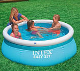 Наливний басейн Intex 28101 183 см х 51 см, великий надувний басейн для дітей, фото 8
