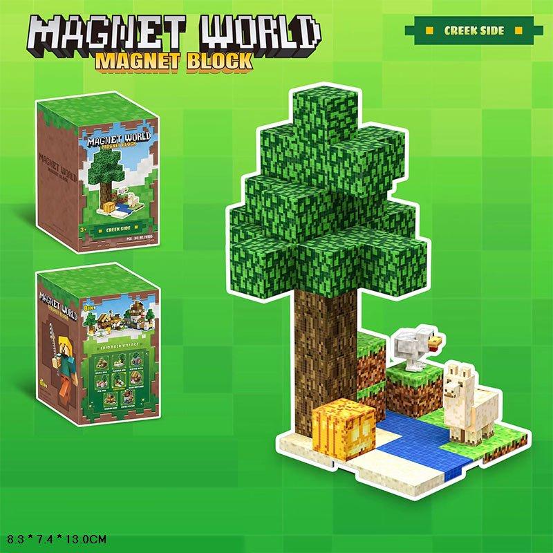 Конструктор магнітний «Мinicraft» T9905, з магнітними тваринами, фото 1