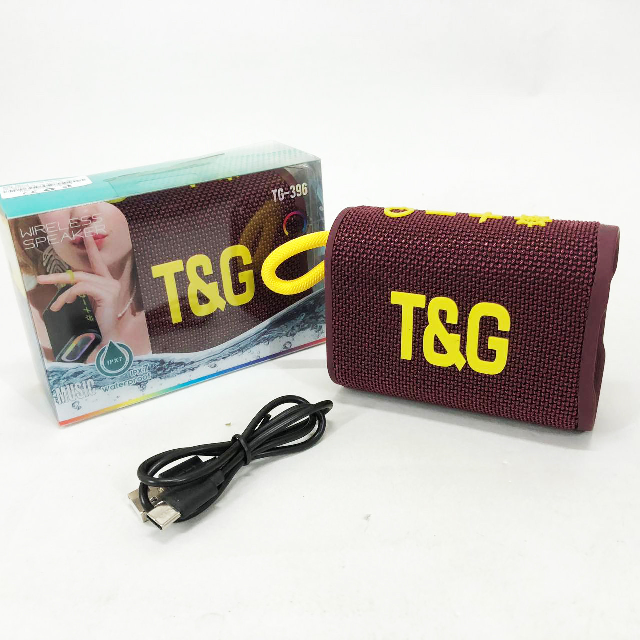 Bluetooth-колонка TG396. XJ-899 Колір: бордовий