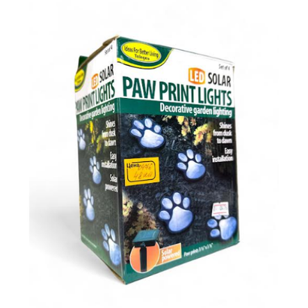 Світні сліди Paw Print Ligh декоративне освітлення саду YU227, фото 2