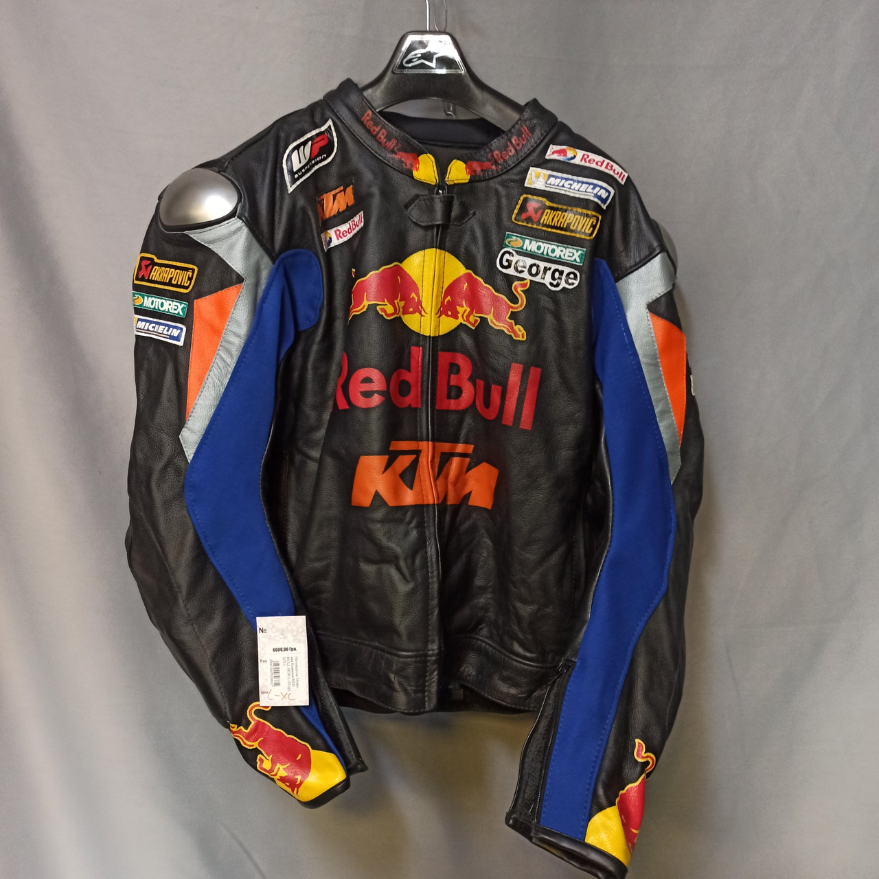 Мотокуртка RED BULL кожа