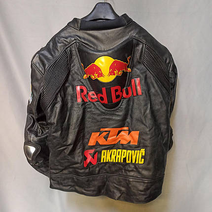 Мотокуртка RED BULL кожа, фото 2