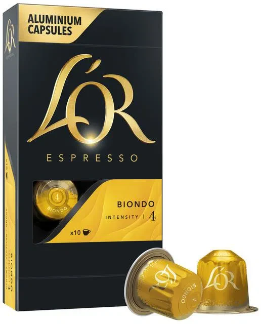 Кава в капсулах Nespresso L'OR Espresso Biondo 10 капсул Espresso Biondo