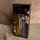 Електричний тример для волосся 5Вт + 4 насадки, від USB, SK-LF-9996 / Машинка для стрижки волосся, фото 7