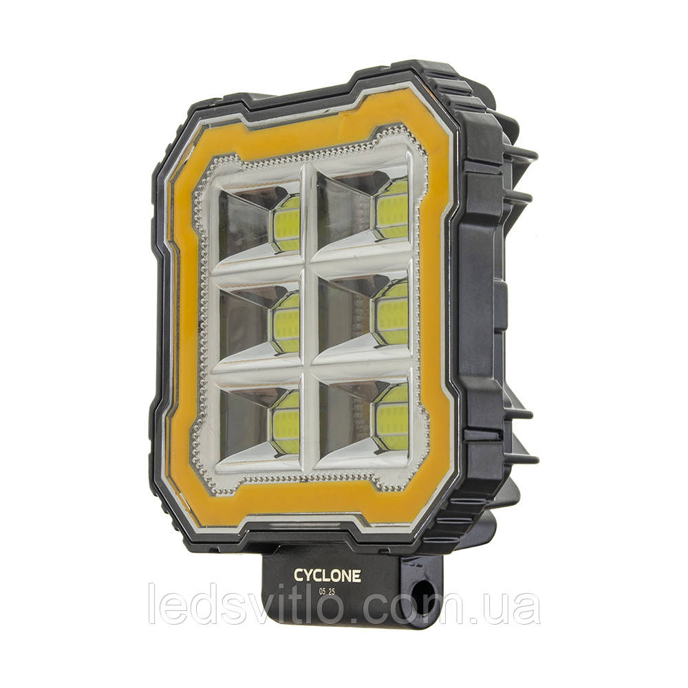 Світлодіодна автомобільна LED Фара CYCLONE WL-D19 40W+DRL STR Flood