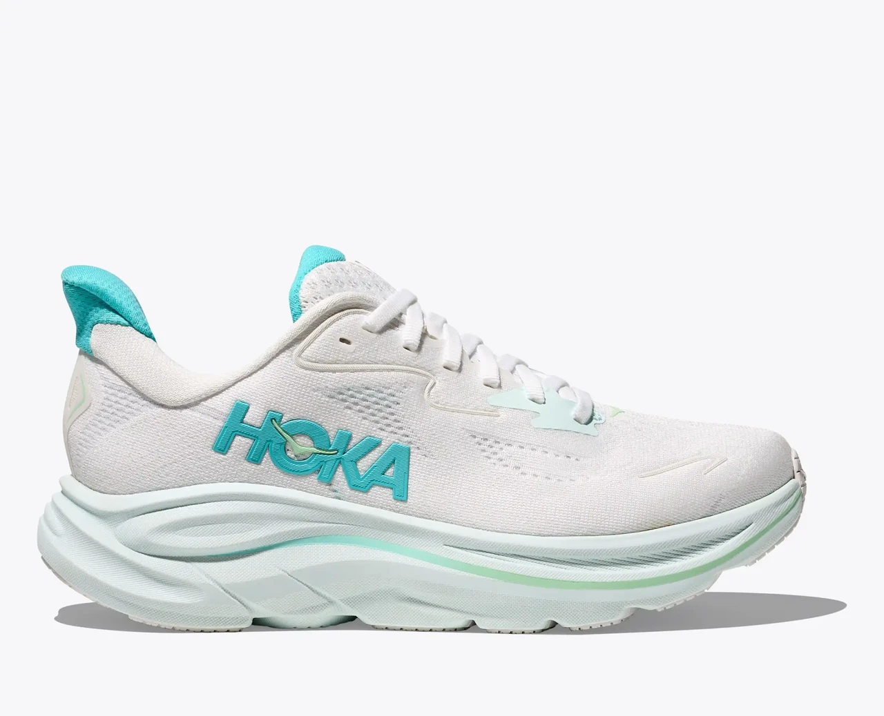 Кросівки для бігу жіночі Hoka Clifton 10 1162031 White / Cielo Blue