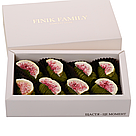 Фініки з журавлиною , в білому шоколаді з матчею та інжиром, 8шт, фото 2