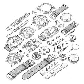 Запчастини та комплектуючі для наручного годинника