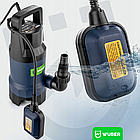 Дренажний насос для брудної та чистої води Wuber 550Вт 11500л/год (Польща), фото 9