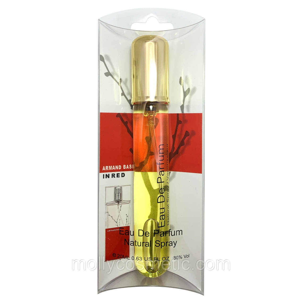 ЖЕНСКИЙ МИНИ ПАРФЮМ ARMAND BASI IN RED 20 ML