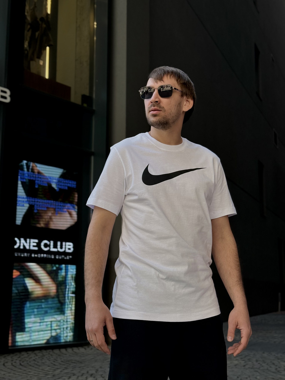 Футболка чоловіча Nike M Nsw Tee Good Chest Swsh White / DX1983-100, фото 1