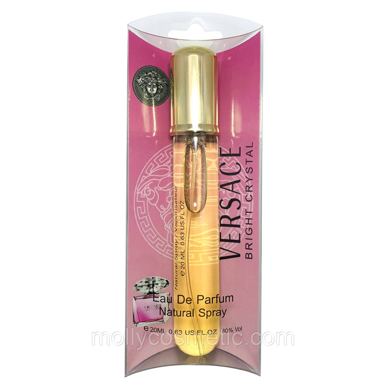 ЖЕНСКИЙ МИНИ ПАРФЮМ VERSACE BRIGHT CRYSTAL 20 ML, фото 1