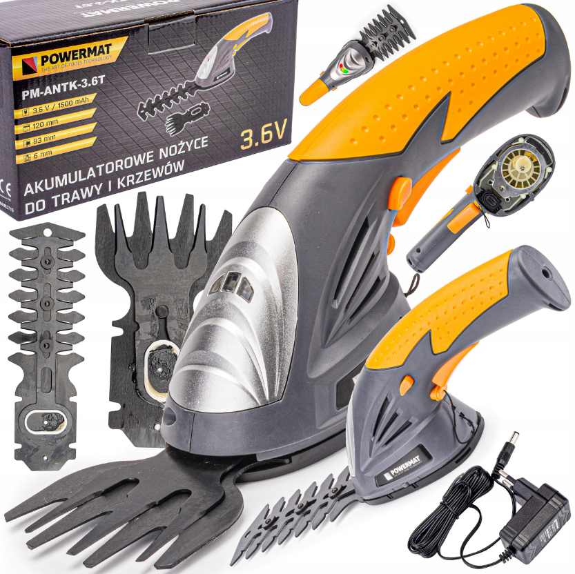 Акумуляторні ножиці для трави Powermat 12см 3.6V (Польща), фото 1