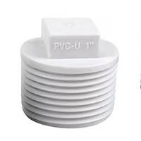 Заглушка із зовнішнім різьбленням 1/2" PVC заглушка