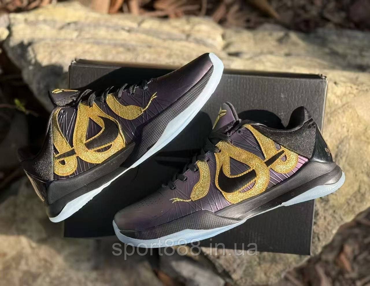 Eur40-46 чоловічі баскетбольні кросівки Nike Kobe 5 Year of the Mamba Кобі