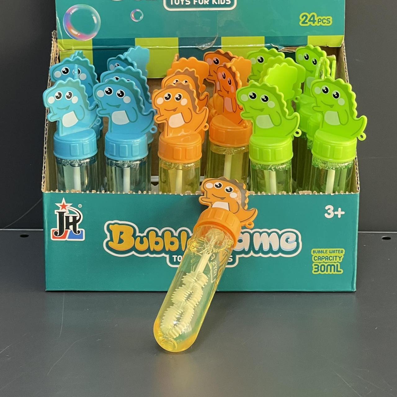 Іграшка дитяча "Мильні бульбашки. Динозавр",13 см, мікс ЛТ, фото 1