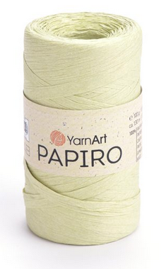 Рафія Рapiro YarnArt-1303 світла олива, фото 1
