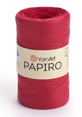 Рафія Рapiro YarnArt-1310 червоний, фото 1