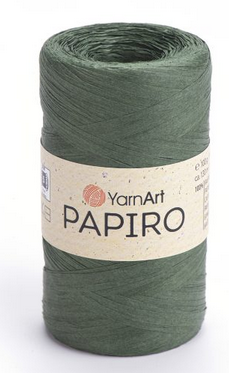 Рафія Рapiro YarnArt-1312 хакі, фото 1