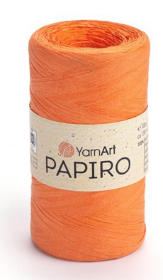 Рафія Рapiro YarnArt-1317 померанчевий, фото 1