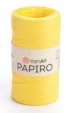 Рафія Рapiro YarnArt-1319 жовтий, фото 1