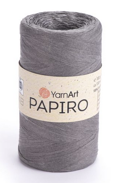 Рафія Рapiro YarnArt-1321 темно-сірий, фото 1