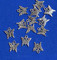 Фурнітура підвіска Метелик 18х16мм фасування 20грам + -18шт.+- купити біжутерію дешево оптом в інтернеті