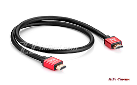 TTAF HDMI 2.1 Cable Red 24K Gold 0.75m Кабель HDMI 8K 0,75 метра