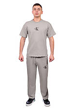 Костюм літній чоловічий Calvin Klein 25-CK030325 світло-сірий, фото 5