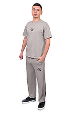 Костюм літній чоловічий Calvin Klein 25-CK030325 світло-сірий, фото 6
