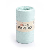 YarnArt PAPIRO (Ярнарт Папіро) № 1323 м'ята (Рафія натуральна для в'язання капелюхів, сумок)