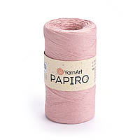 YarnArt PAPIRO (Ярнарт Папіро) № 1326 рожевий (Рафія натуральна для в'язання капелюхів, сумок)