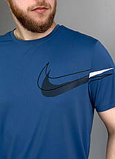 Чоловіча футболка Nike Air синя полегшена спортивна футболка Найк, фото 4