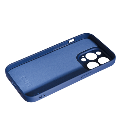Силіконовий чохол Case SMTT (AA) для Apple iPhone 15 Pro Max Dark Blue, фото 3