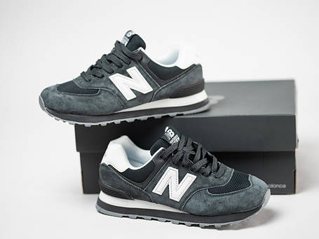Кросівки New Balance 574 унісекс Green White темно-зелені, фото 1