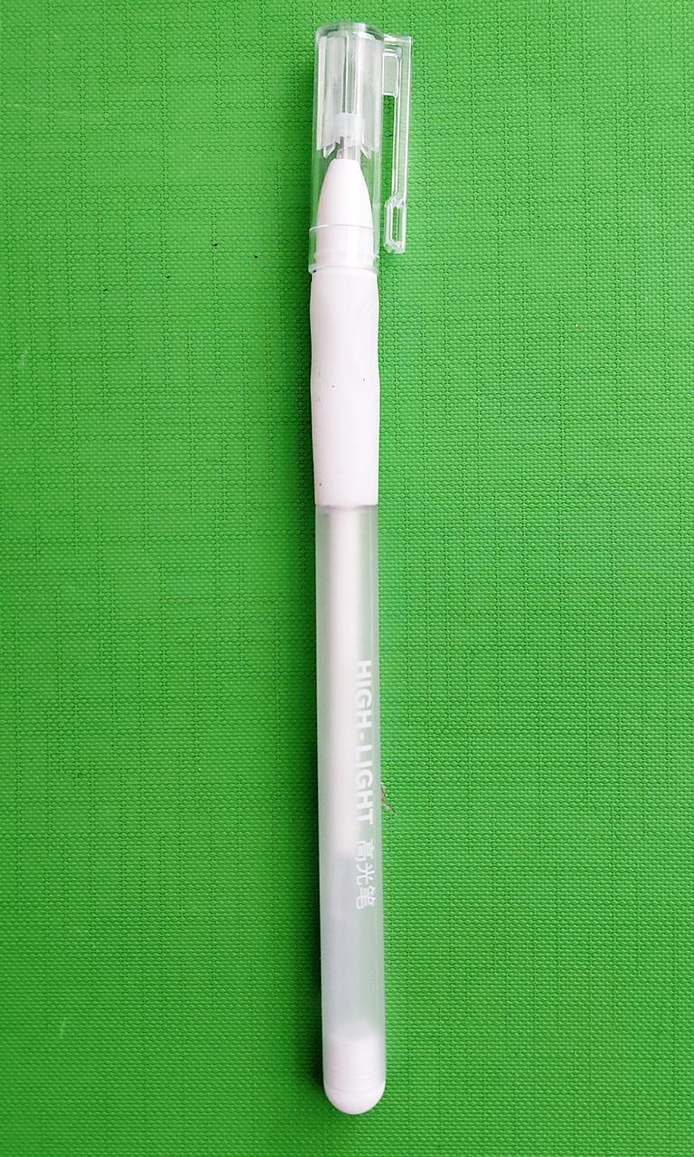 Канц Ручка гелева ”AODEMEI” /GP-2948/ ”Біла” білі чорнила (12/144)