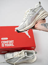Чоловічі кросівки Puma Hypnotic LS Warm-White/White-Gray сірі 395295-03 Оригінал, фото 3